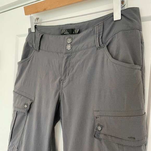 prAna Halle Convertible Women's Hiking Pant - Gray - 6 - Picture 3 of 6